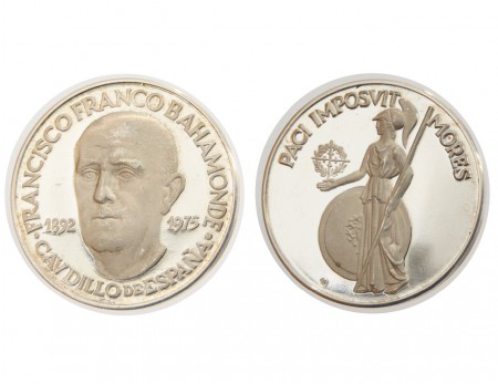 22 eur Francisco Franco plata 24,18 gr